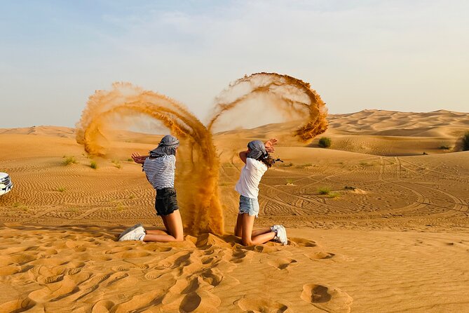 Dubai Desert Safari, Dune Bashing, CamelRide, Sand-boarding - Pickup and Transportation Details