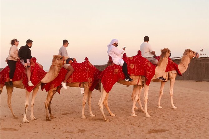 Dubai: Desert Safari Premium Dinner Quad Bike Camel and Sandboard - Decadent Dining Experience