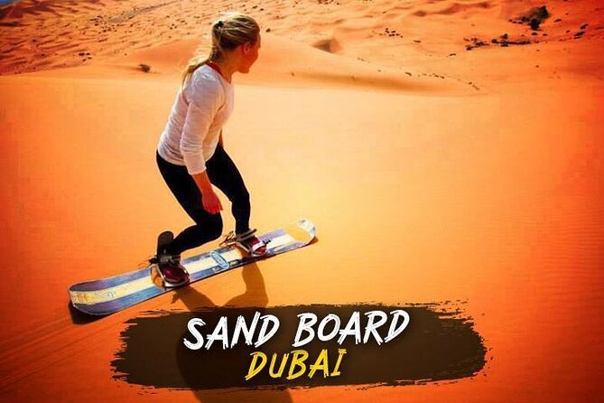 Dubai Quad Bike Ride 30 Min: Dune Bashing, Sand Boarding & Dinner - Dune Bashing and Sand Boarding