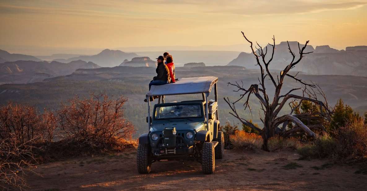 East Zion: Top of the World Sunset Jeep Tour - Journey to Elevated Majesty