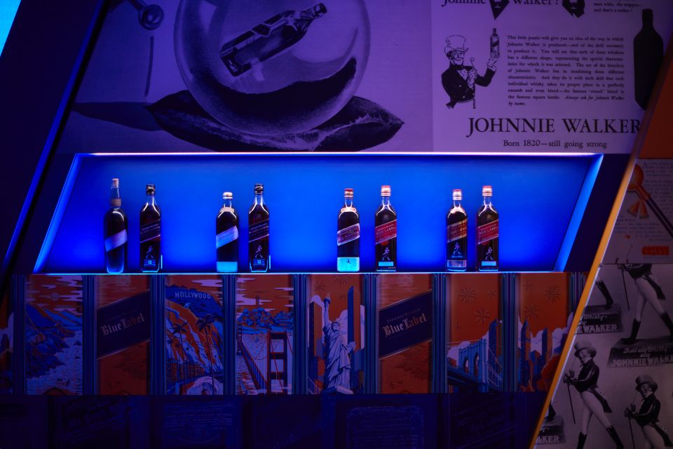 Edinburgh: The Johnnie Walker Whisky Experience - Interactive Projections and Live Performances