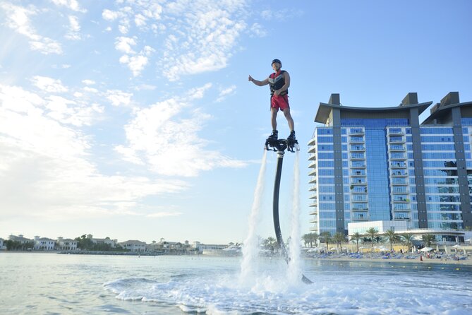 Flyboard in Dubai - Inclusions and Amenities