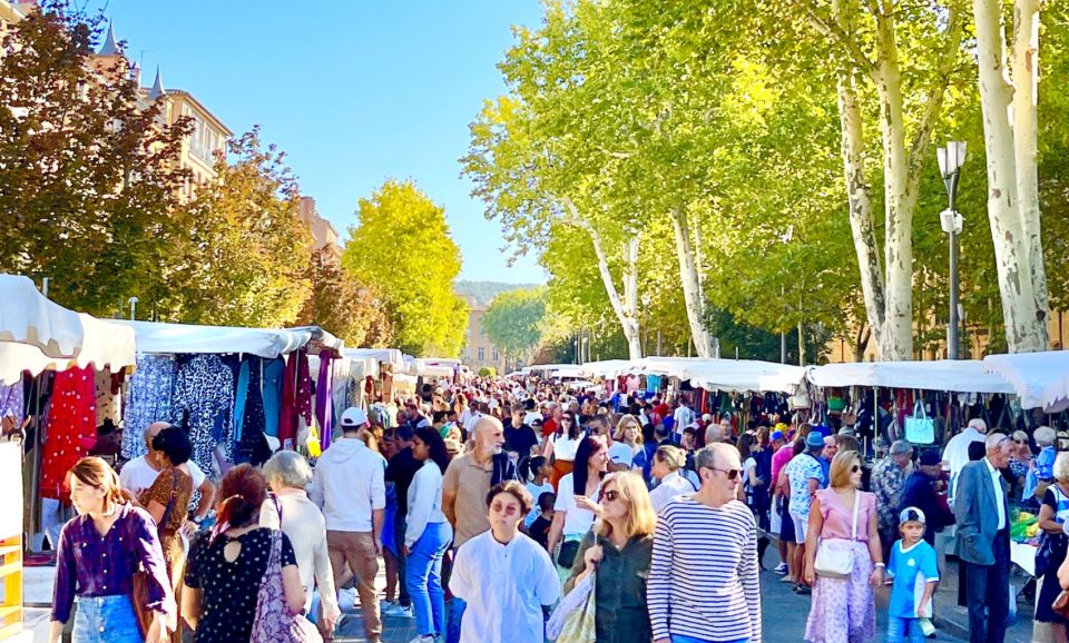 From Avignon: Day Trip to Aix En Provence Market & Luberon - Aix-en-Provence Provençal Market