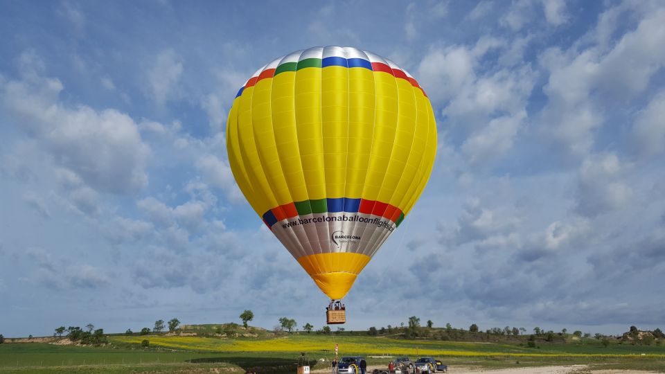 From Barcelona: Half-Day Hot Air Balloon Flight Ticket - Duration and Meeting Point