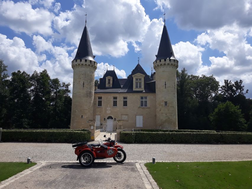 From Bordeaux: Médoc Vineyard and Château Tour by Sidecar - Pickup and Itinerary