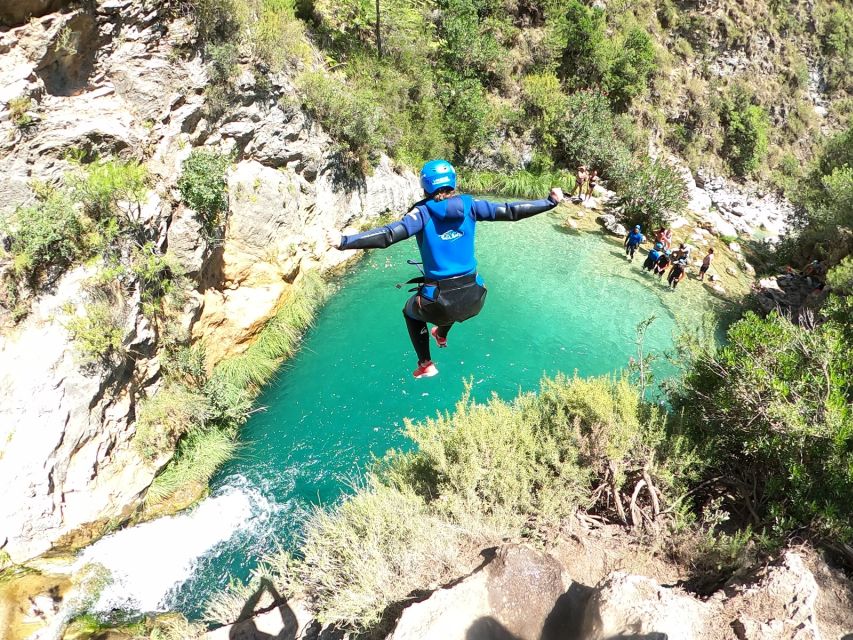 From Granada: Rio Verde Canyoning Tour With Lunch - Itinerary Details