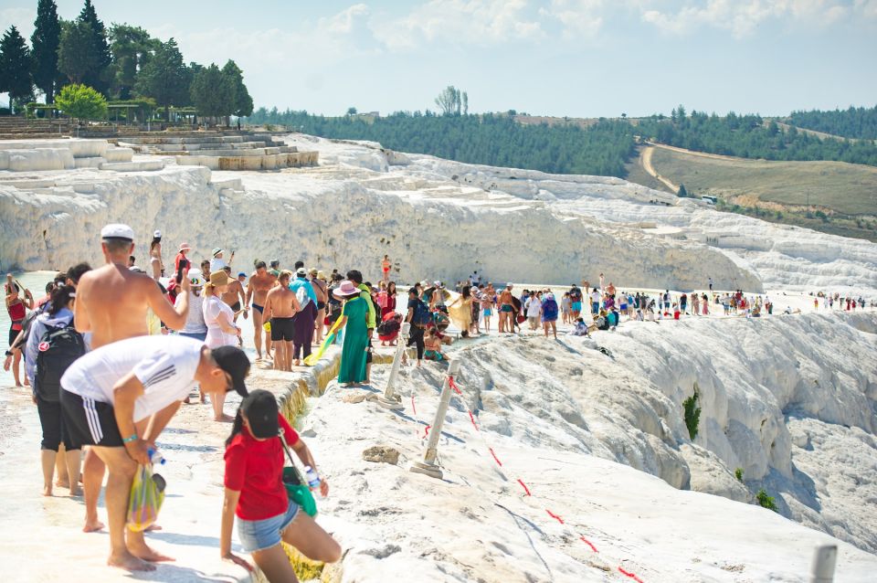 From Kusadasi: Pamukkale & Hierapolis Guided Tour With Lunch - Exploring the Ancient Hierapolis