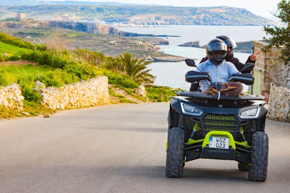 From Malta: Gozo & Comino Full-Day Quad Bike Tour With Lunch - Itinerary and Sightseeing Highlights