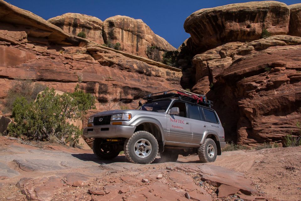 From Moab: Lavender Canyon 4x4 Drive & Hiking Combo Tour - Pickup and Transportation