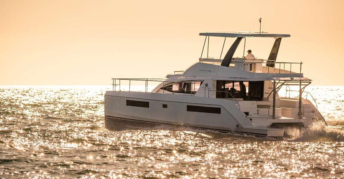 From Rhodes: Private Catamaran Sunset Cruise All Inclusive - Cruise Itinerary