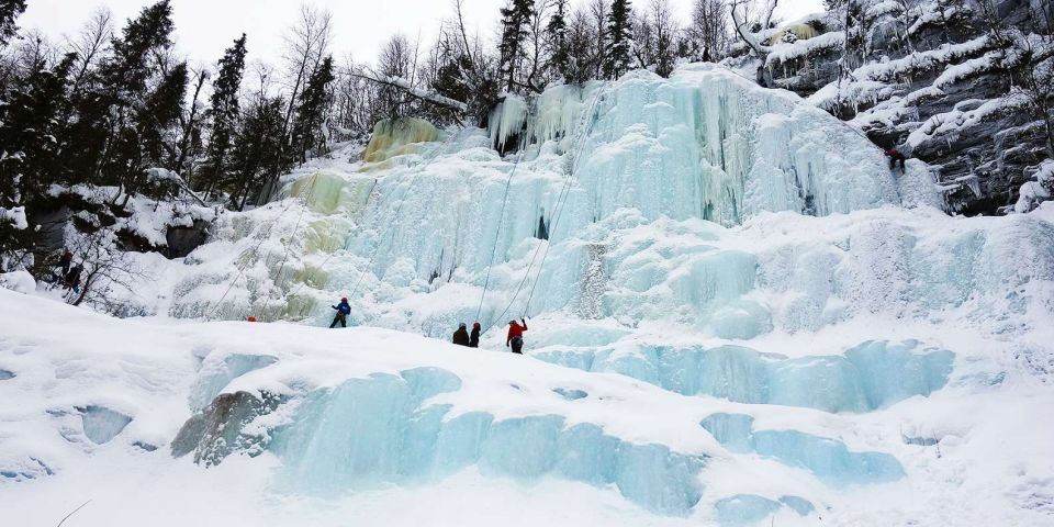 From Rovaniemi: Korouoma Frozen Waterfalls Small-Group Hike - Booking and Availability