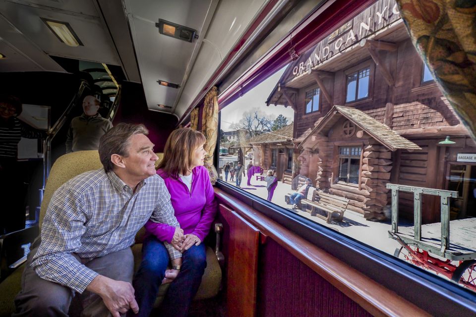 From Williams: Grand Canyon Railway Round-Trip Train Ticket - Onboard Amenities and Entertainment