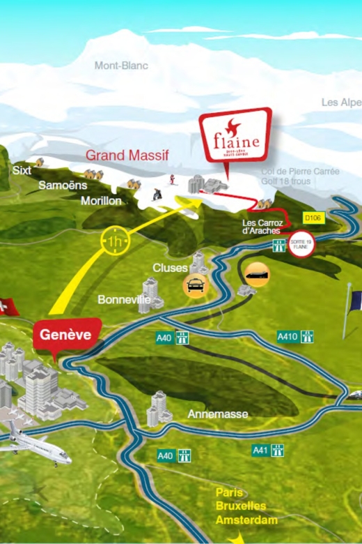 Geneva Airport: Bus Service To/From Araches La Frasse Flaine - Pricing and Booking