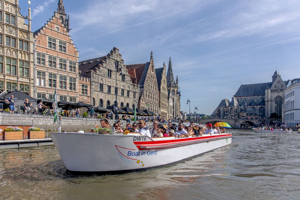 Ghent: Hop-on Hop-off Water-Tramway - Hop-on Hop-off Itinerary