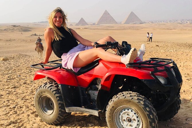 Giza Pyramids, Camel Ride, Atv, Shopping Tour and Dinner Cruise - Pickup and Drop-off