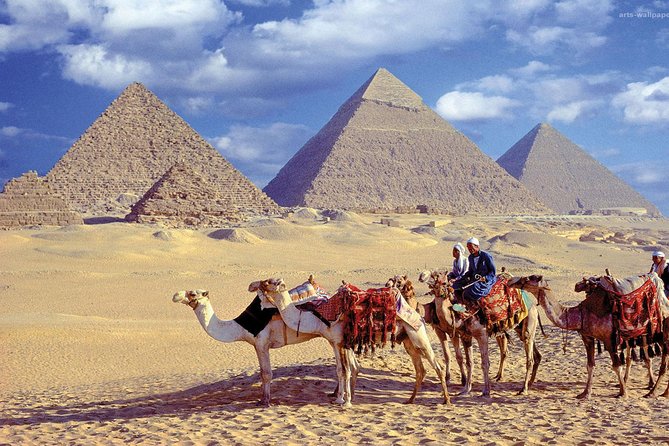 Giza Pyramids Sphinx Sakkara and Memphis Day Tour From Cairo - Giza Pyramids