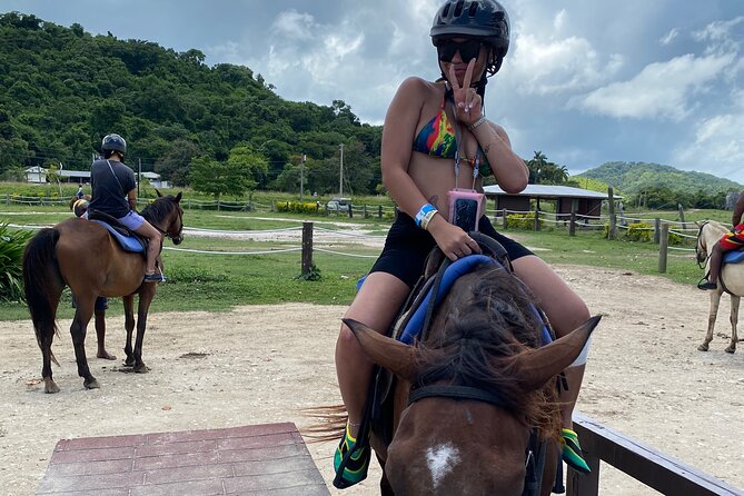 Great River Rafting Limestone Foot Massage and Horseback Rides From Montego Bay - Inclusions