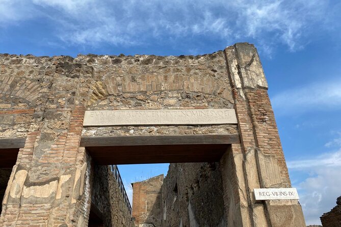 Guided Tour of Pompeii With a Writer - Accessibility and Physical Requirements