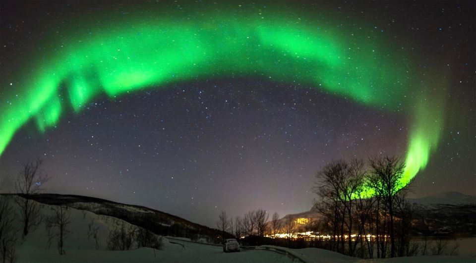 Harstad/Narvik/Tjeldsund: Northern Lights Sightseeing by Car - Savoring the Outdoor Barbecue Delight