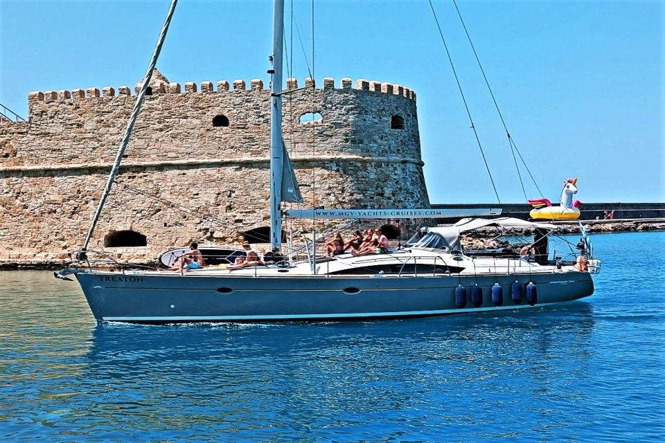 Heraklion: Dia Island Luxury Sailing Trip - up to 14 Guests - Itinerary and Activities