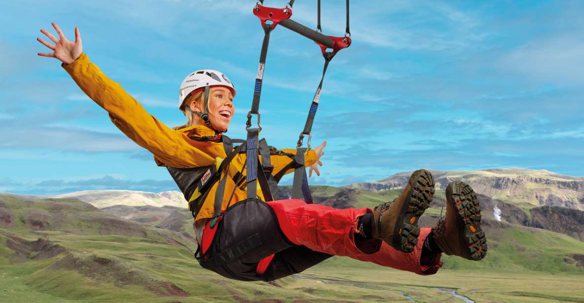 Hveragerdi: Mega Zipline Experience - Key Features and Highlights