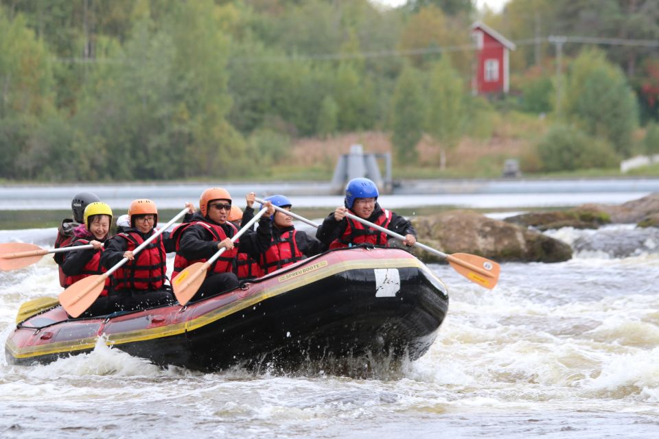 Jyväskylä or Laukaa: Kuusaa River Rafting Tour With Pickup - Inclusions