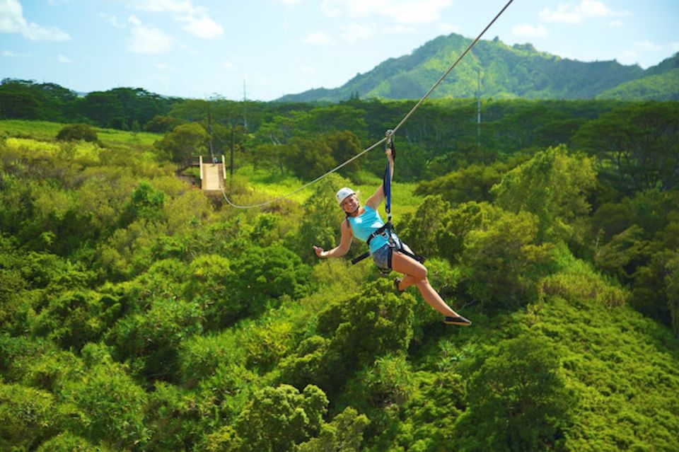 Kauai: Zipline Adventure - Plank-Launch Zipline Uniqueness