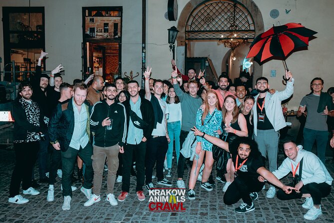 Krakow Animals Nightlife Tour With 1 Hr of Unlimited Alcohol and 4 Clubs/Pubs - Drinking Games and Entertainment