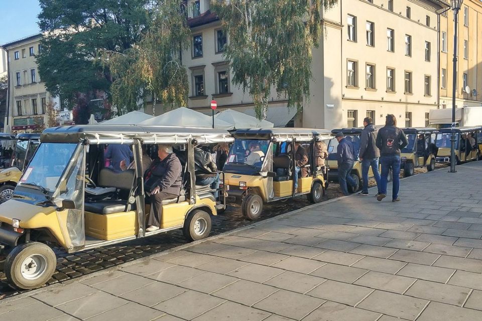 Krakow: Golf Cart Tour of Kazimierz & Former Jewish Ghetto - Audio Guide & Languages