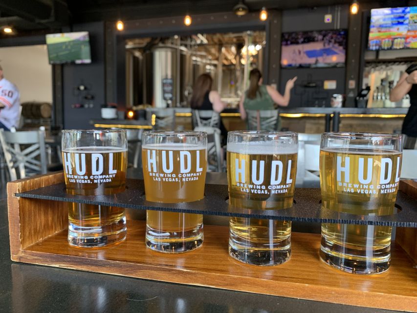 Las Vegas: Brewery Tour by Party Bus With 3 Flights of Beer - Inclusions and Transportation