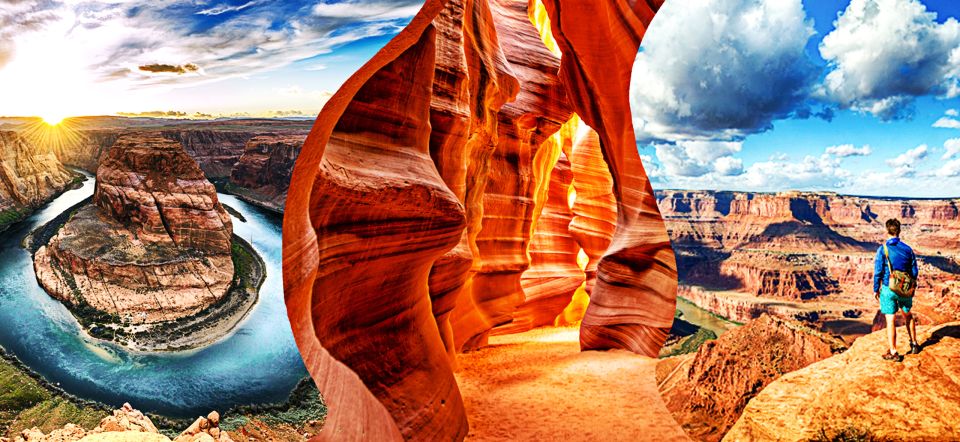 Las Vegas: Grand Canyon, Antelope Canyon, Horseshoe Bend - Itinerary Highlights