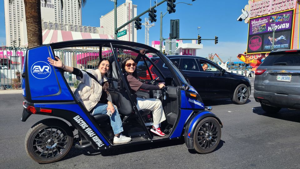 Las Vegas: Self-Drive Strip Tour in an Electric EVR Car - Vehicle Details and Features