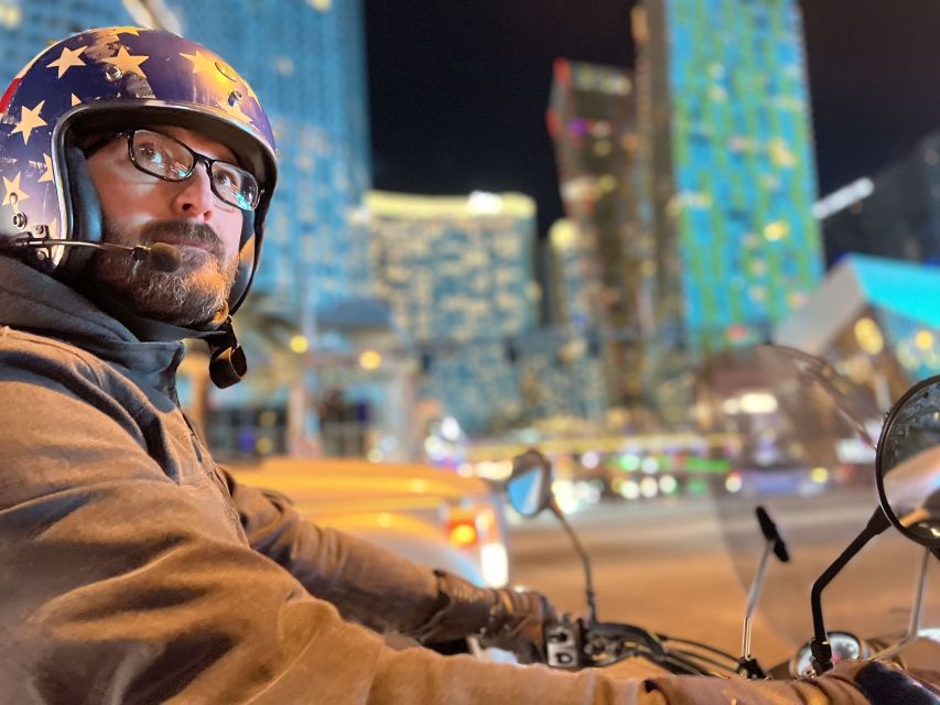 Las Vegas: Sidecar Tour of the Las Vegas Strip by Night - Lighting up the Bellagio Fountains