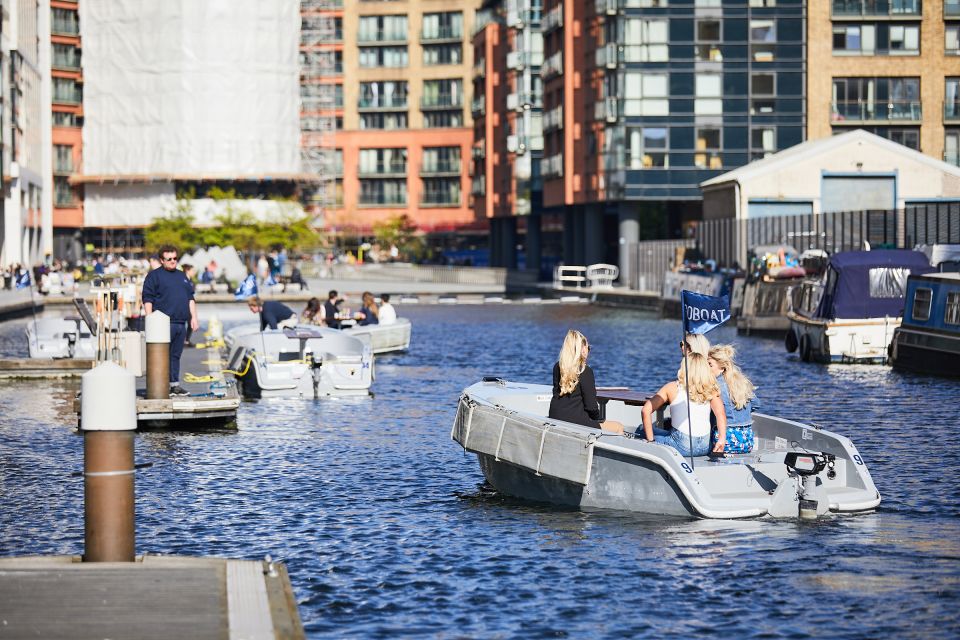 London: GoBoat Rental for Regents Canal & Paddington Basin - Navigating the Canals