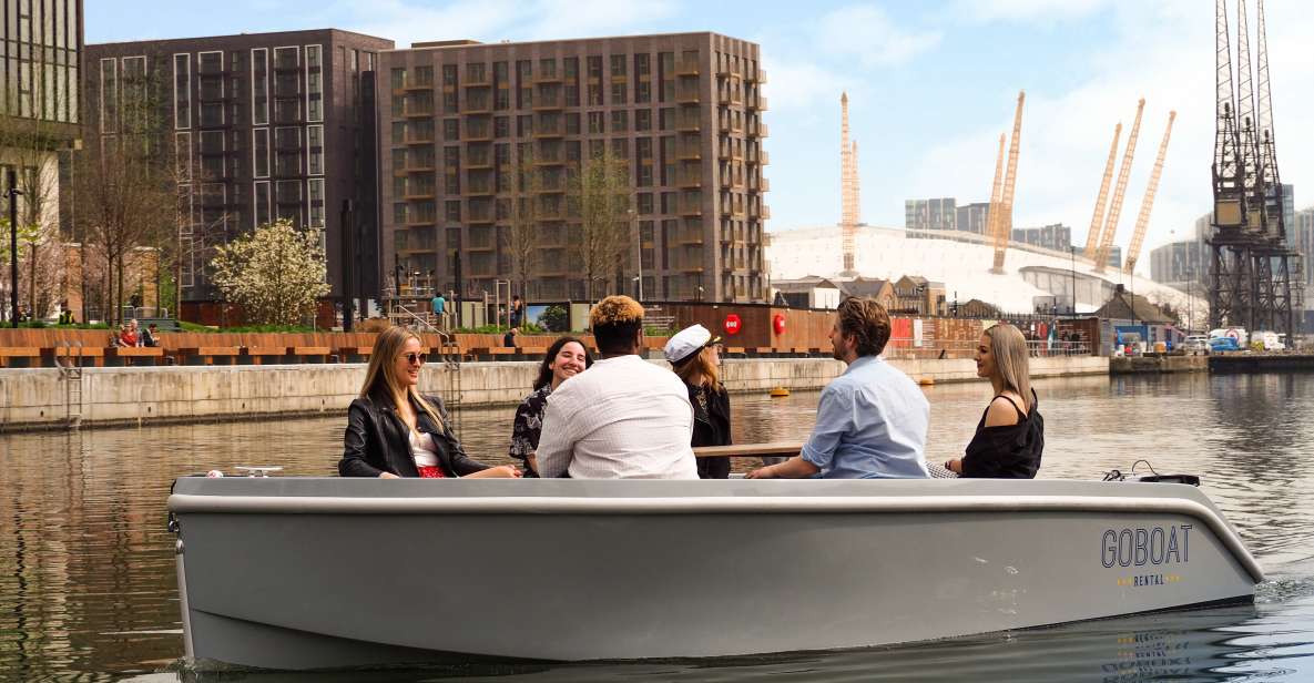 London: Goboat Rental in Canary Wharf With London Docklands - Pricing and Booking Details