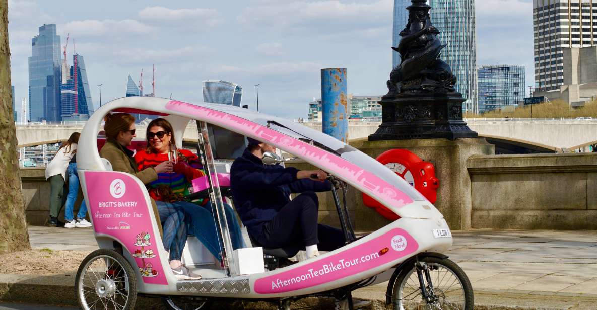 London: Pedicab Bike Tour With Afternoon Tea - Iconic Landmarks