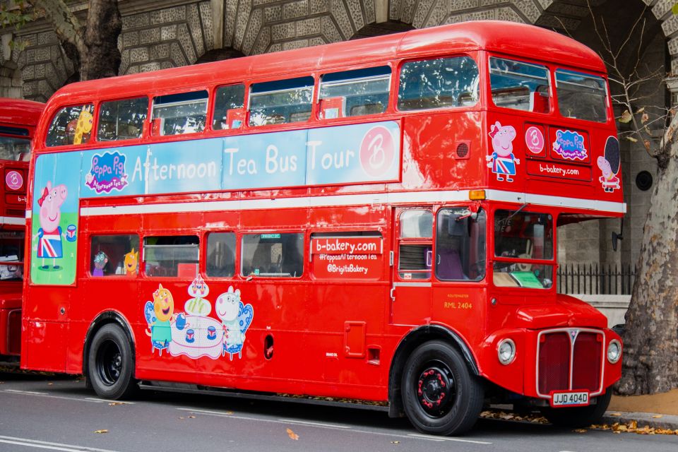 London: Peppa Pig Afternoon Tea Bus Tour With Audio Guide - Inclusions