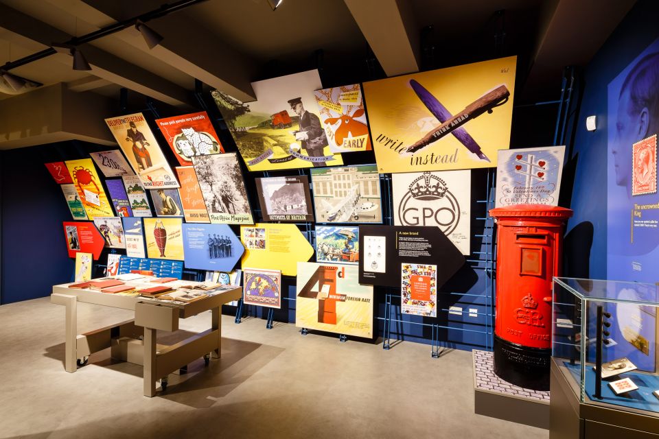 London: Postal Museum Entry Ticket and Underground Rail Ride - Interactive Galleries and Immersive Experiences