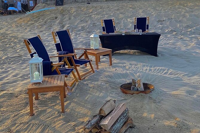 Luxury Beach Bonfire and Picnic Dinner at Town Line Beach - Outdoor Amenities and Setup