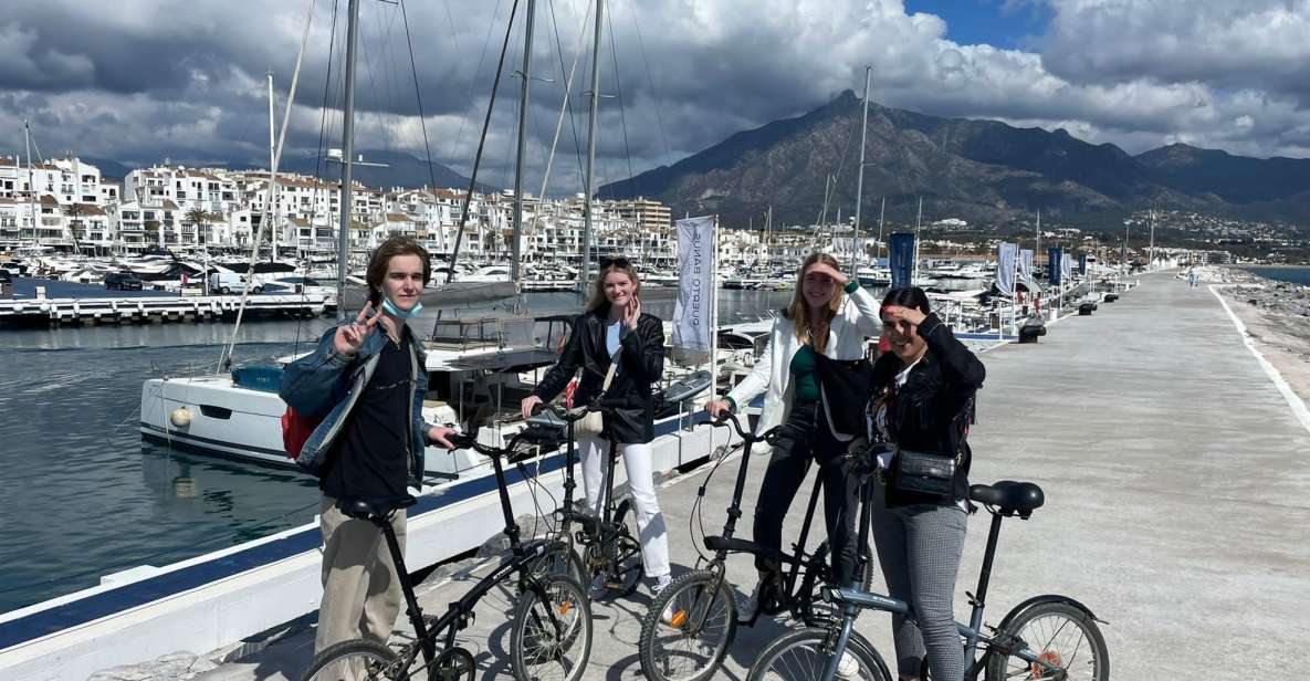 Marbella: Guided Bike Tour With Tapas Tasting and Drinks - Tour Highlights and Experience