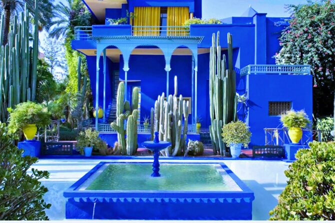 Marrakech Highlights: Majorelle, Bahia Palace, Mellah & Souks: Private Tour - Jardin Majorelle