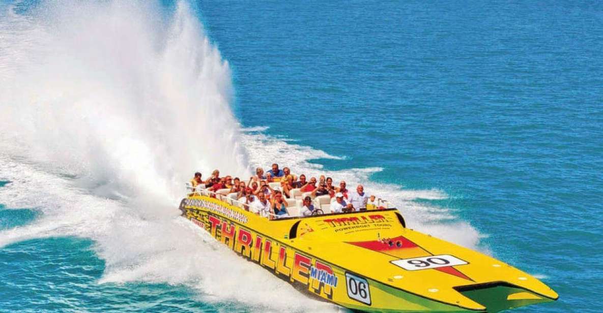 Miami: City Tour and Thriller Speedboat Adventure - Thrilling Speedboat Adventure