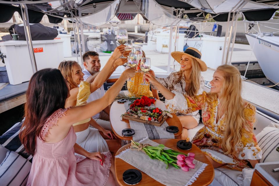 Miami: Luxury E-Boat Cruise With Wine and Charcuterie Board - Cruise Along the Waterways