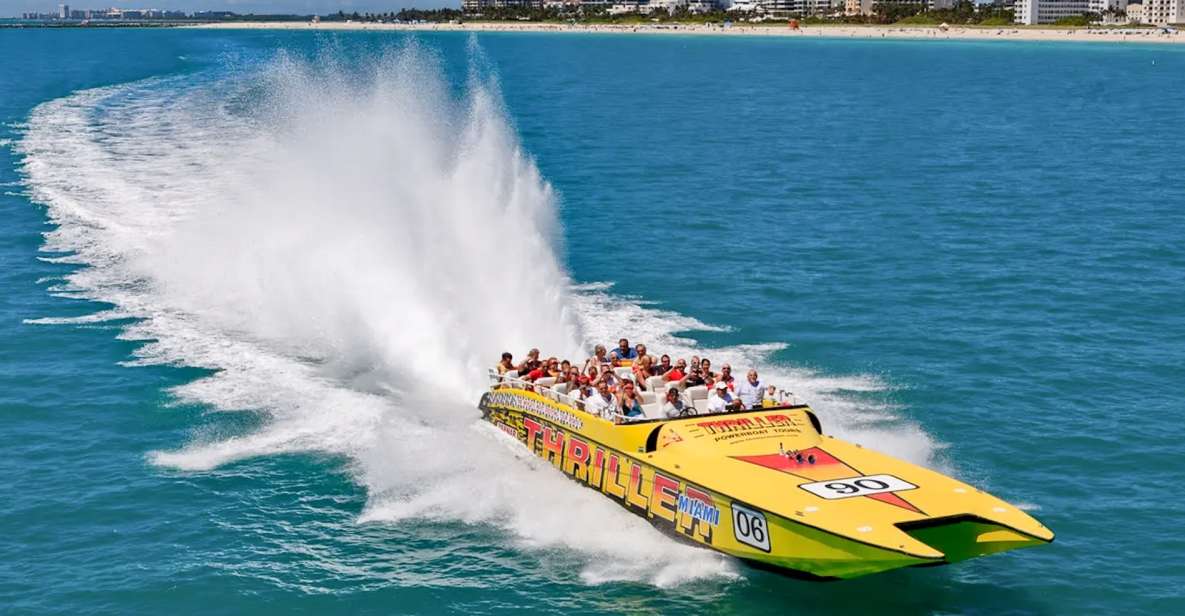 Miami: Sightseeing Speedboat Tour - Activity Highlights