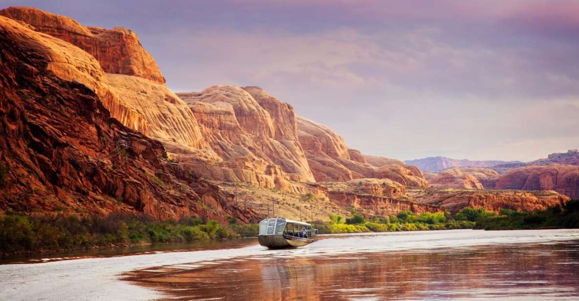 Moab: Colorado River Sunset Boat Tour With Optional Dinner - Itinerary Details