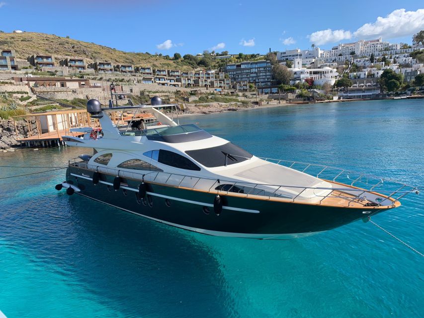 Mykonos: Private Luxury Yacht Cruise With Snacks and Drinks - Yacht Specifications and Features