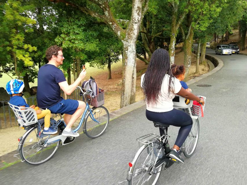 Nara: Nara Park Private Family Bike Tour With Lunch - Itinerary Highlights