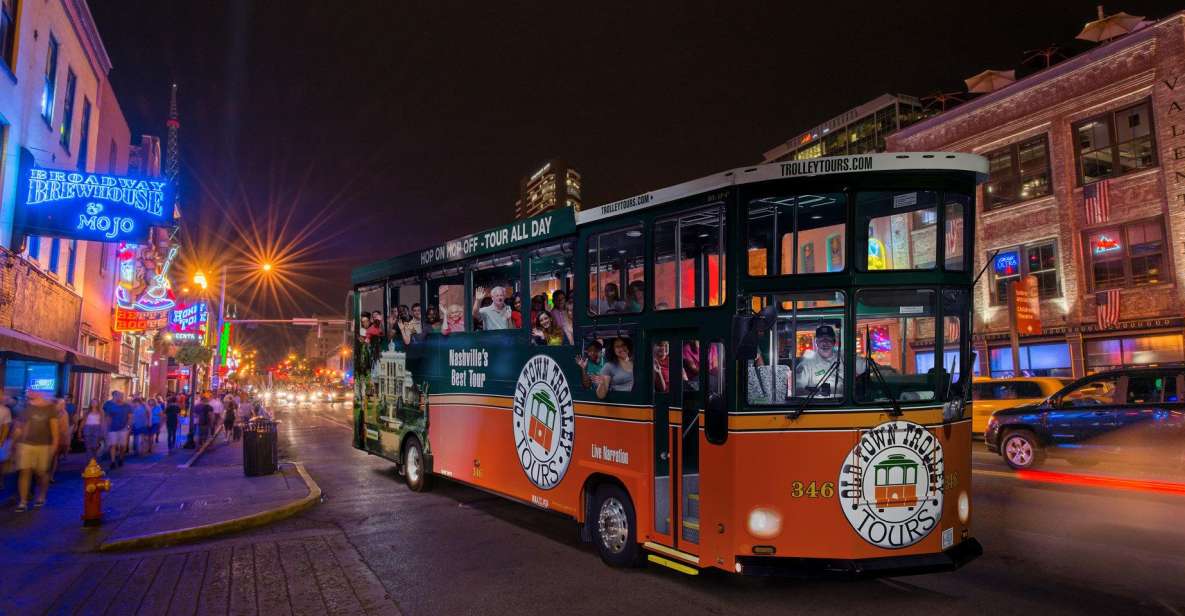 Nashville: Music City Nighttime Trolley Tour - Highlights of the Tour