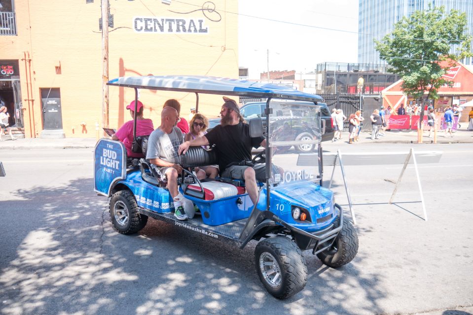 Nashville: Sightseeing Cart Tour - Booking Information