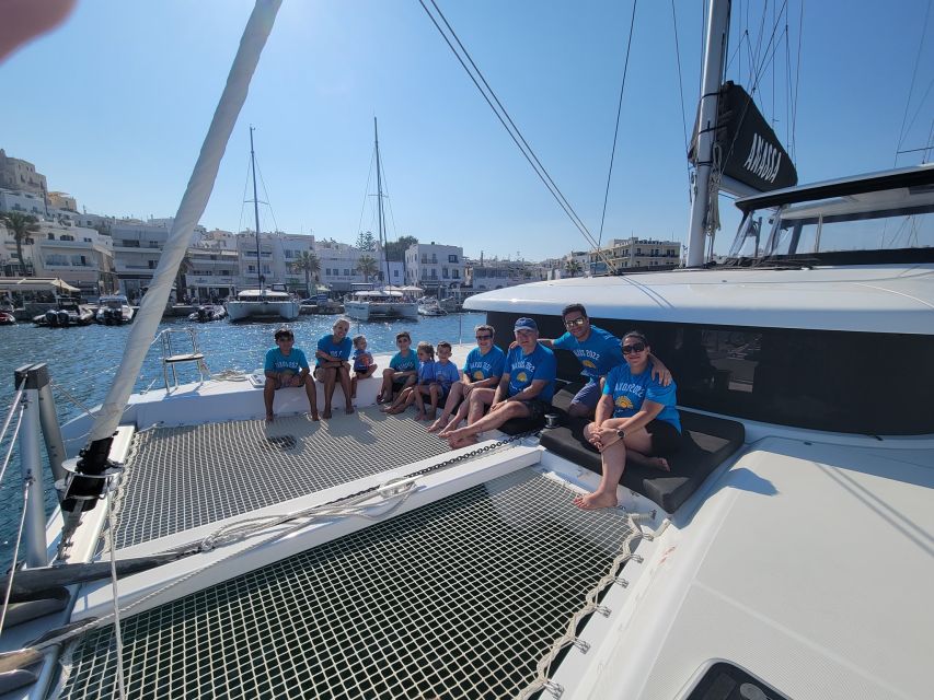 Naxos: Catamaran Cruise With Swim Stops, Food, and Drinks - Pricing and Inclusions